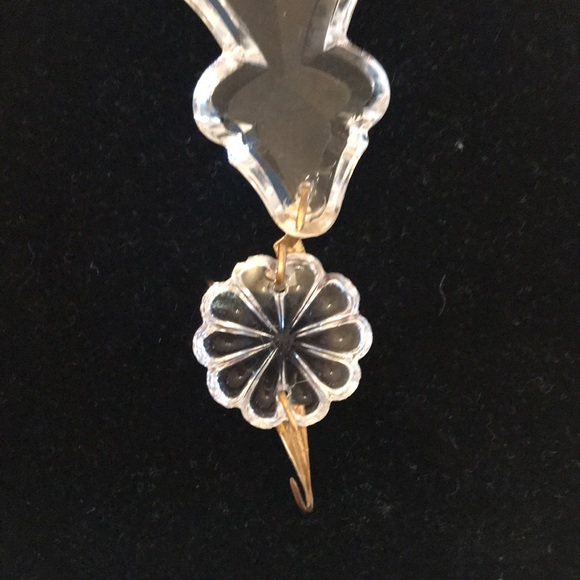💎 Vintage Crystals Pendant - Floral gem top with brass pins - just gorgeous 💎 - Picture 4 of 9